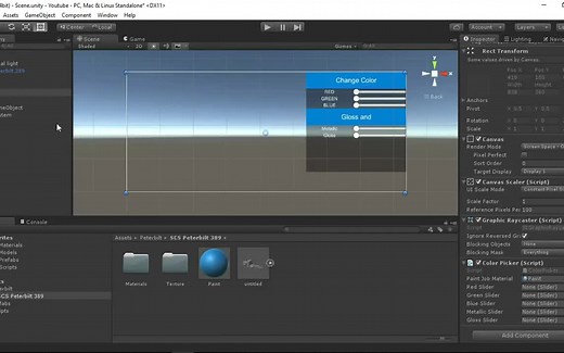 unity更改材质颜色c#