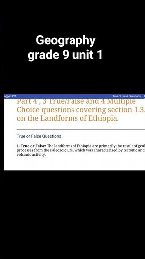 geography grade 9 unit 1#amkacademy @historygrade9 #history #questions