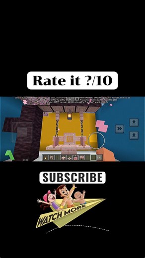 How to Make Cherry Swing in Minecraft 🌸 | Aesthetic Garden Build | #Shorts