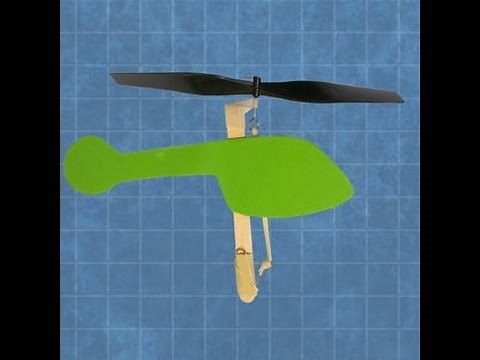 Rubberband-powered Helicopter