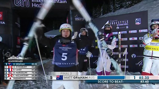 44K views · 1.6K reactions | Matt Graham capped off a perfect night for Australia, leading the way from start to finish in the finals and scoring his first win in over two years with this huge run at Deer Valley’s iconic Champion Run  #moguls | FIS Freestyle Skiing | Facebook