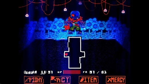 【致命错误 】[Fatal Error Sans战] 重制版一阶段普通模式 无药 无代码重构 通关！！）（无尾杀 部分掉帧）