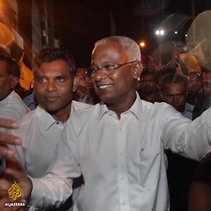 51K views · 457 reactions | Ibrahim Mohamed Solih claims victory: "This is a moment of happiness, this is a moment of hope, this is a moment of history." | Al Jazeera English | Facebook