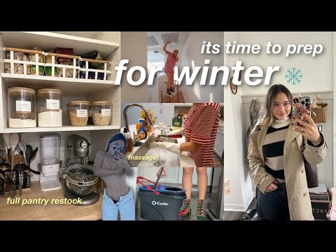 an ENTIRE FALL APARTMENT RESET 🍂 pantry makeover, appliance deep clean, filter replacements