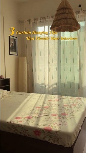 How to Hang Curtains Like a Pro | Interior Styling Tips #homedecortips #interiordesigntrends #yt