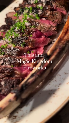 CAPA 📍The Four Seasons So good! It didnt make the top steak houses on my list but still pretty solid😋 #thefourseasons #capa #disneyworld #disney #orlandofoodie