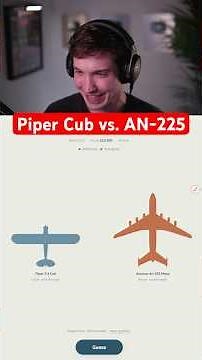 Piper Cub vs. AN-225