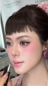 Bài traning cho học viên nâng cao sáng nay tại học viện by cgTrương Thị Thanh💄 Tone màu dễ thương trong veo nhưng không đơn giản #makeup #xuhuong #đaotaokhoanangcao | Diện Trương
