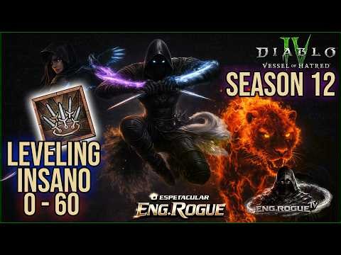INSANE BUILD | ROGUE! Dance of Knives for Leveling | Strong Start Season 12 | Diablo IV PT-BR