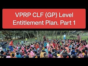 VPRP CLF (GP) Level Entitlement Plan. Part 1