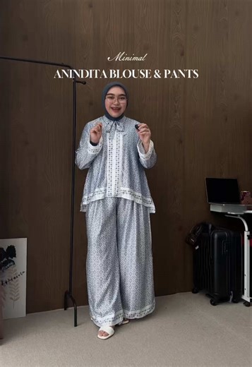Stylish Blouse and Pants Outfit Ideas for Ramadhan