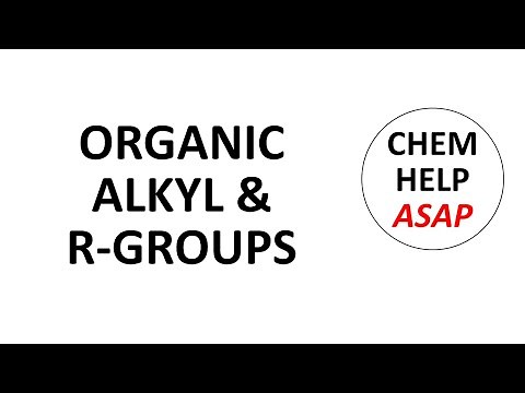 alkyl & R-groups in organic molecules