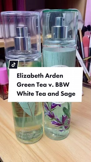 Comparing White Tea and Sage vs. Green Tea Body Mists