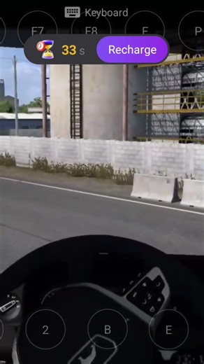 my first play in ets2 on mobile