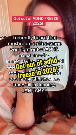 Functional coffee has me PRODUCTIVE without the overstimulated feeling attached. The brain fog that lifts is UNREAL. 🍄☕️💌 @Habit ONE