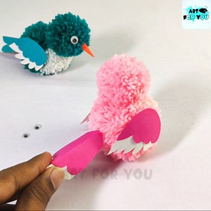 Let's Make Cute Birds With Woollen !! | Art For You Creations