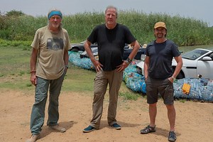 Stream It or Skip It: ‘The Grand Tour: Sand Job’ on Prime Video, where James May, Richard Hammond, and Jeremy Clarkson drive DIY rally cars through Northwest Africa