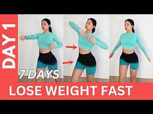 FULL BODY FAT LOSS IN 7 DAYS, standing abs cardio, no jumping/ squats/ lunges