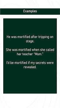 mortify # Expand Your English Vocabulary