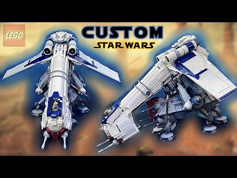 Custom LEGO Republic Dropship - Star Wars: The Clone Wars MOC
