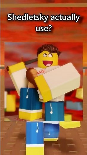 what sword does shedletsky use #forsaken #roblox