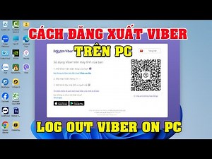 Cách đăng xuất Viber trên máy tính | How to log out Viber on PC
