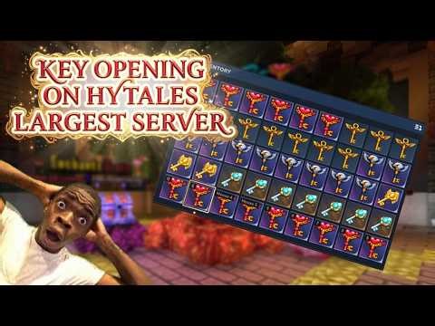 MASSIVE KEY OPENING ON HYTALES BIGGEST SERVER! SOME CRAZY PULLS!!!!