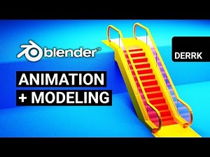 Blender Animation and Modeling in 2.8: Escalator