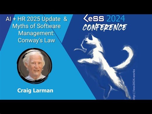 Keynote: Myths of Software Management AI+HR 2024, by Craig Larman co-creator of LeSS | Rowan Bunning