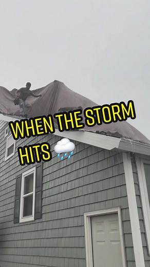 It’s all good. #roofinglife ￼#rain #badstorms #newroof #constructionlife