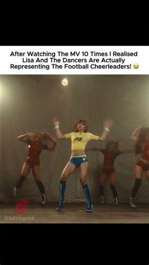 Wow so it was lisa as a cheerleader this whole time 🏆 #lisa #리사 #blackpink #블랙핑크