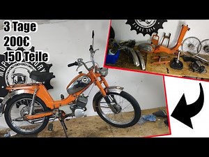 How do you build a moped from parts? - The Zündapp 442 is FINISHED