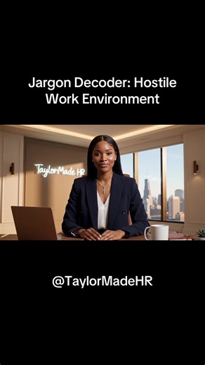 💬 Let’s clear something up: a “hostile work environment” isn’t just about rude coworkers or tense meetings. In HR and employment law, “hostile work environment” has a specific legal meaning — one that’s often misunderstood. A workplace becomes legally hostile when harassment or discrimination is so severe or pervasive that it alters the conditions of employment. That means it’s not about one bad day or a personality clash — it’s about ongoing behavior that creates an intimidating, abusive, or o
