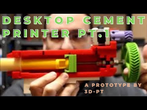 Desktop Cement Printing Pt. 1