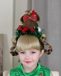 Cindy Lou hairstyle done step by step ✨ | MetDaan