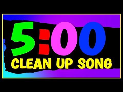 Clean Up Song | 5 Minute Clean Up Timer | Five Minute Timer | Beat The Clock | SandZ Academy