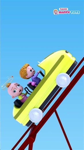 Sammy’s Crazy Sky Ride 😂🚗 | Funny Kids Shorts | Happy Tots #shorts