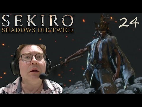Let's Play Sekiro 24 - THE END and beating tutorial Genichiro for secret cutscene