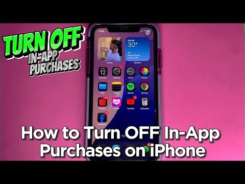 How To Turn OFF In-App Purchases on iPhone