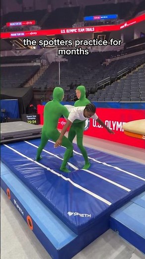 Gymnastics is fake confirmed 🤯 #gymnastics #gymnast #sports #simonebiles #olympics #fail #satire