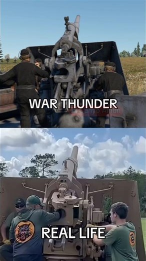 Comparing the 88mm Flak Gun Sound : War Thunder vs Real Life