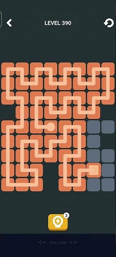 Block Blast One Line Level 390 Solution & Walkthrough | Puzzle Game (Android & iOS Shorts)