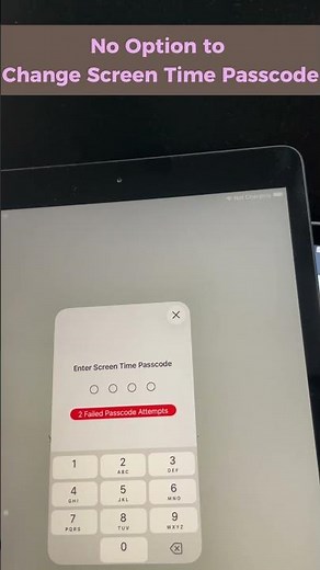 No Option to Change Screen Time Passcode? Here’s Why