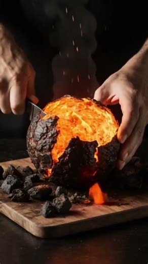 When a Knife Meets Magma: Unreal Experiment!