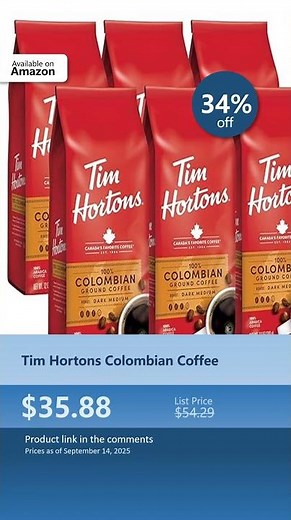 Tim Hortons Colombian Coffee