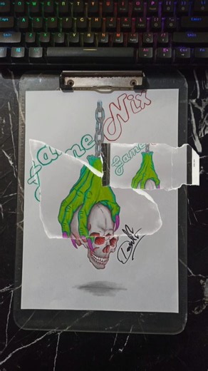 Realistic Alien Drawing #viral #shorts #drawing