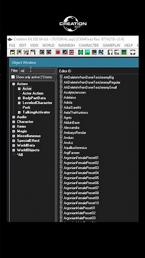 Skyrim Creation Kit Tutorial | Exporting FaceGen Data / Black Face Fix