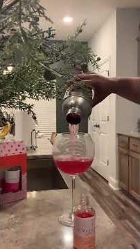 Tito’s vodka Raspberry ￼martini