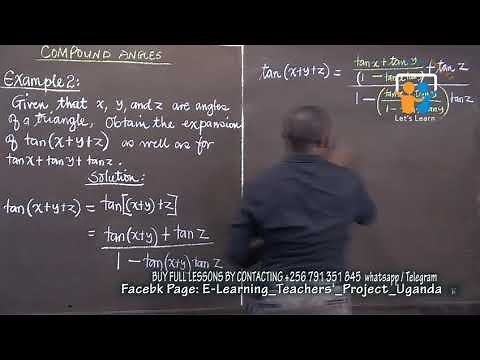 A-level pure math lesson E-learning project Uganda subscribe,view and like