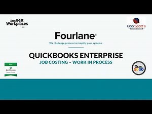 QuickBooks Enterprise Deep Dive - Job Costing Work in Progress (WIP)